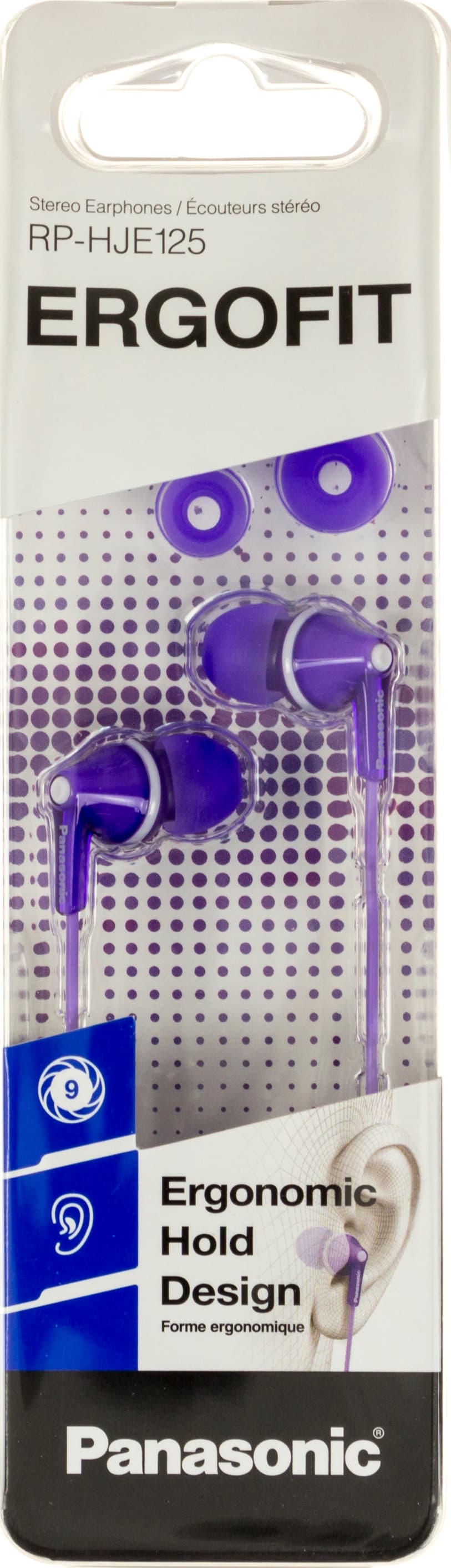 Наушники вакуумные Panasonic RP-HJE125E-V violet(10)