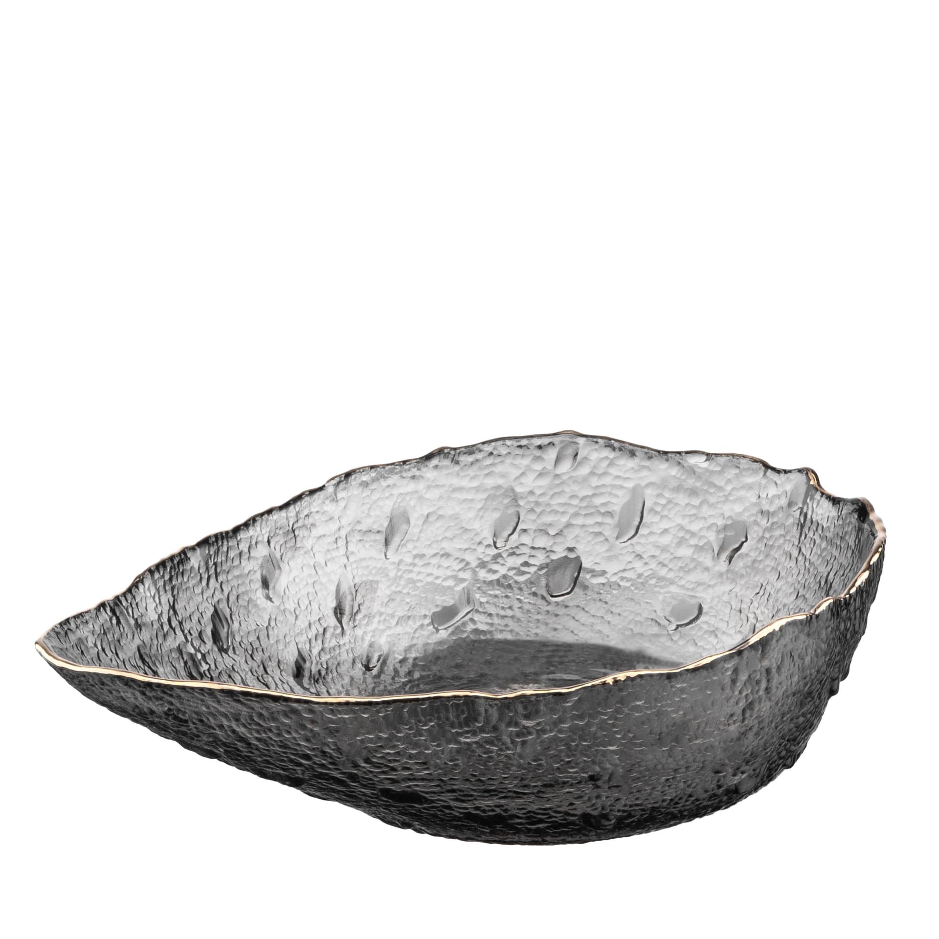 Салатник стекло "Ardesto Leaf" 17,5см серый №AR5010(24)