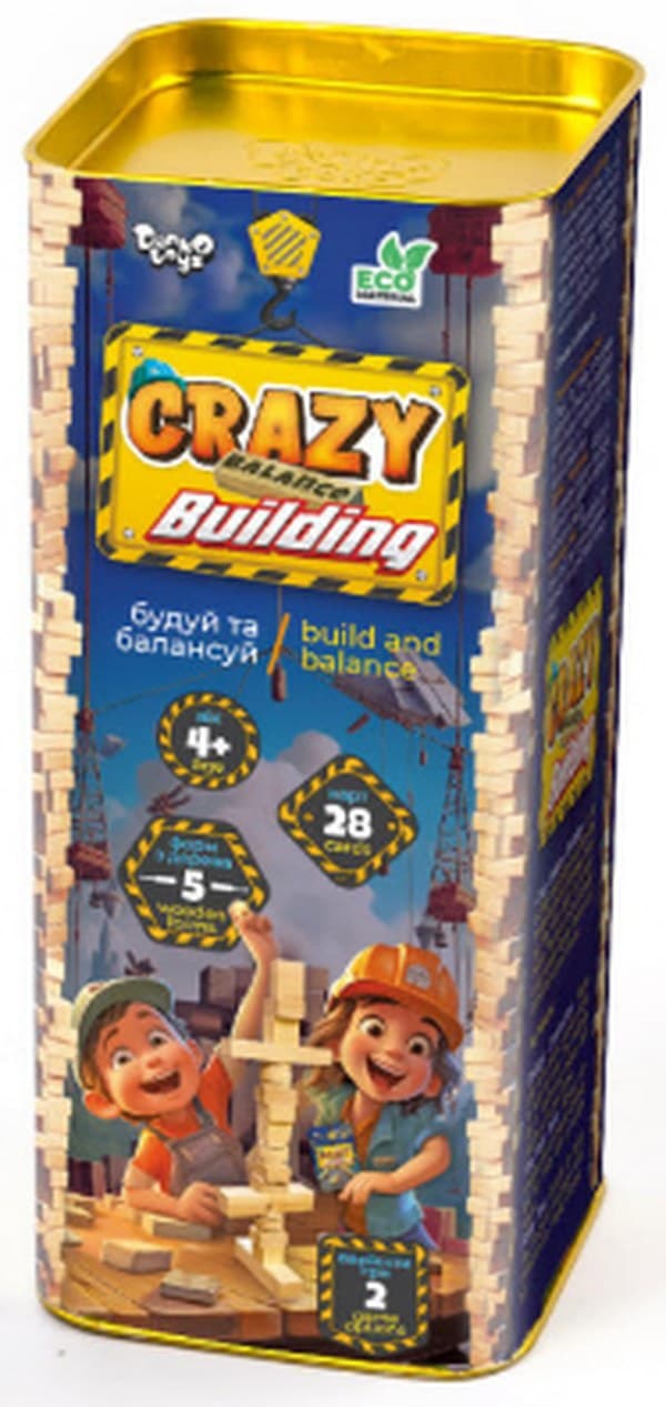 Гра "Crazy Balance Building" №CBB-01/DankoToys/(6)