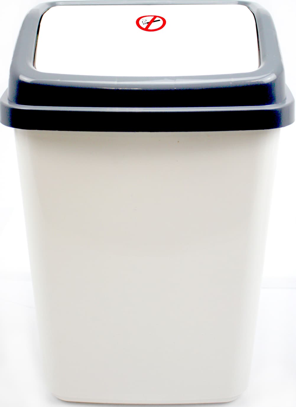 Відро для сміття "Violet House" White 10л з кришкою №0100/8066(24)