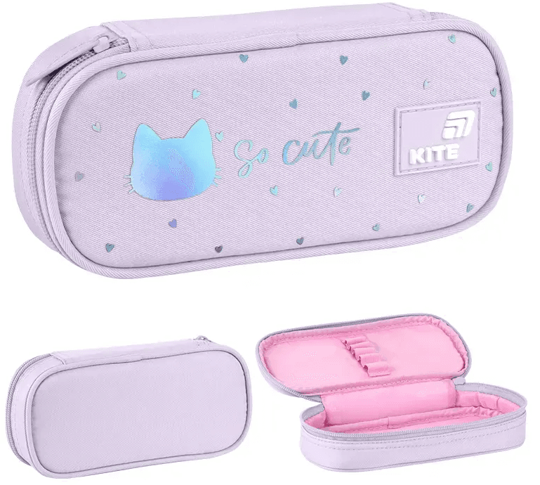 Пенал "Kite" So Cute 1від.,м'який №K26-662-21