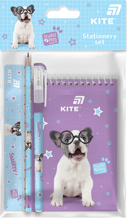 Набор канцтоваров 4 предм. "Kite" Studio Pets №SP26-S03