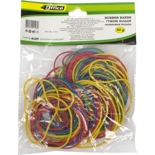 Резинка для денег 4Office d50мм 50г (10) 4-371