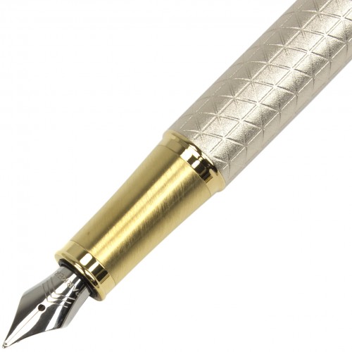 Ручка чорнильна IM Premium Warm Silver з позолотою 24111