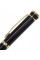 Ручка кулькова FlairP Jewel чорно-золота 48078 синя 1013