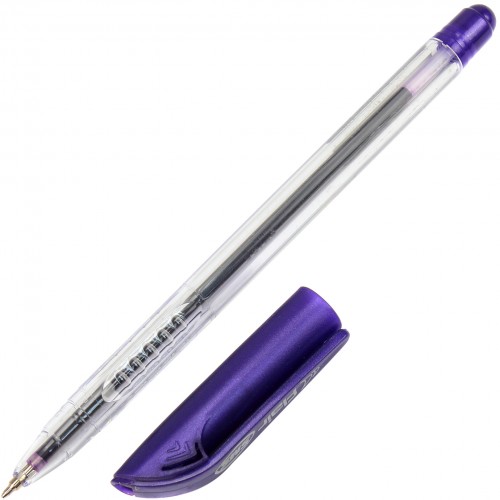 Ручка шариковая масляная Flair SMS 0,6мм фиолетовая (50) (1000) (2000) 834