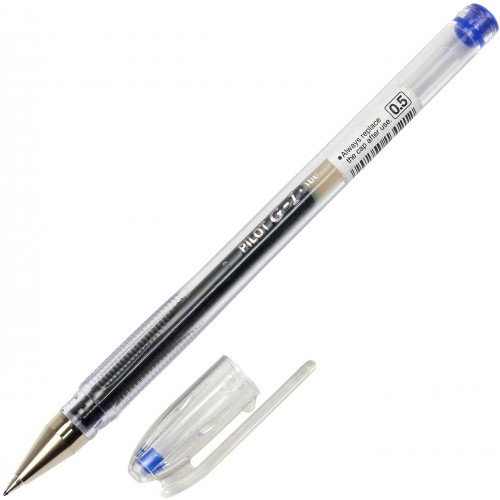 Ручка гелевая Pilot G-1 0,5мм синяя (12) (144) BL-G1-5T-L