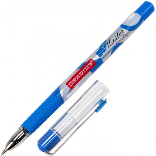 Ручка шариковая Radius Master 0,7мм синяя (10) (120) (1440) 0078