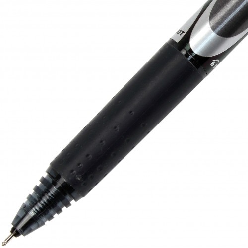 Ручка-роллер автоматическая Pilot Hi-Tecpoint 7-B V7 RT 0,7мм черная (12) (144) BXRT-VB