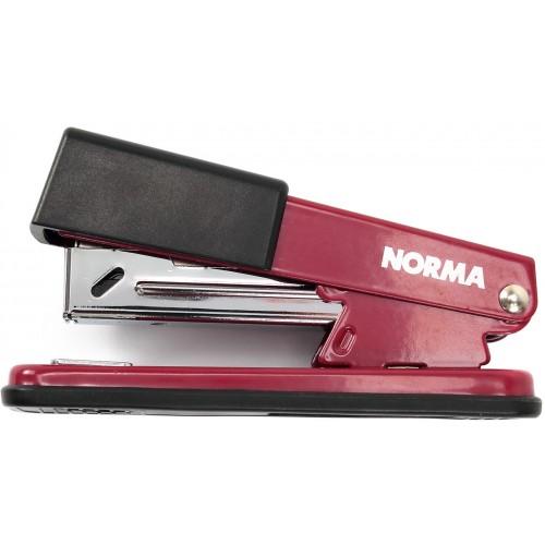 Степлер 24/6, 26/6 Norma 20 листов металлический красный (1) (12) 4122