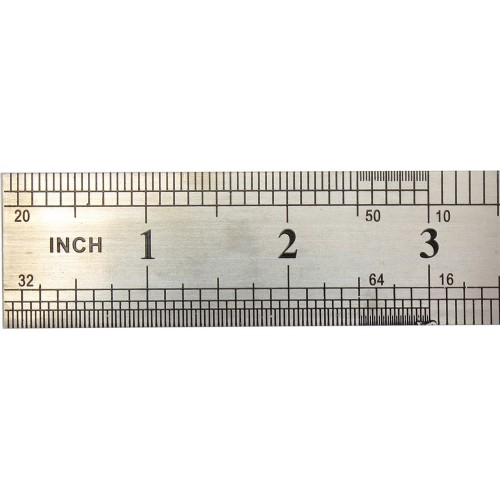 Линейка металлическая 1 м (0,7 S) (12) 1018-100