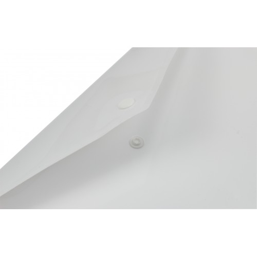 Папка-конверт Economix B5+ на кнопке белая (12) (180) E31302-14