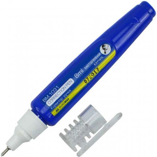Корректор ручка металлический наконечник Buromax 8мл (24) (576) 1031 