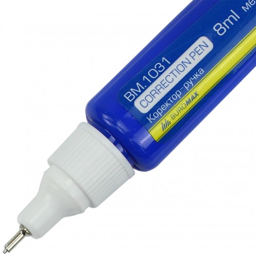 Корректор ручка металлический наконечник Buromax 8мл (24) (576) 1031 