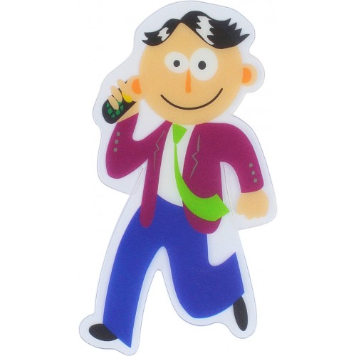 Закладка пластиковая Economix/CoolForSchool Профессии 1 шт (8) E61425/CF61425