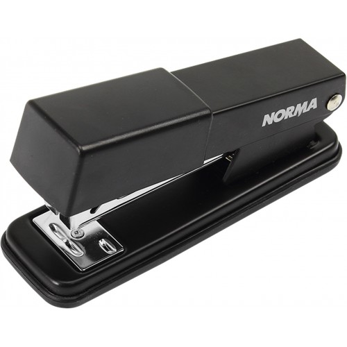 Степлер 24/6, 26/6 Norma 20 листов металлический черный (1) (12) 4122