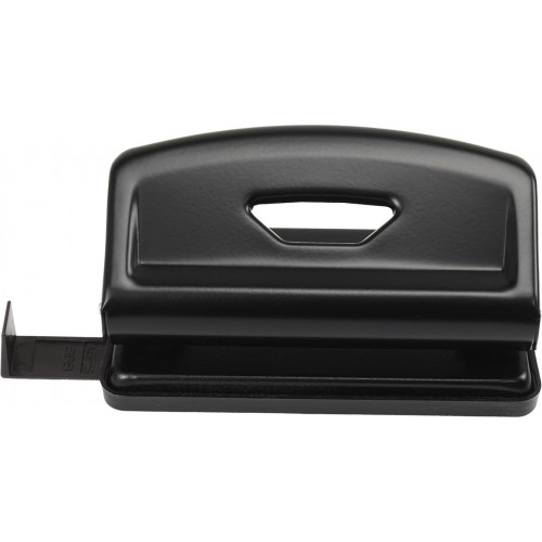 Дырокол Scholz 12 листов металлический с линейкой, черный (1) 4316 / 04010719