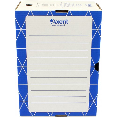 Бокс архівний картонний Axent А4 150 мм синій 1733-02