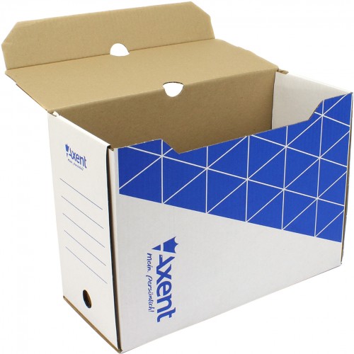 Бокс архівний картонний Axent А4 150 мм синій 1733-02