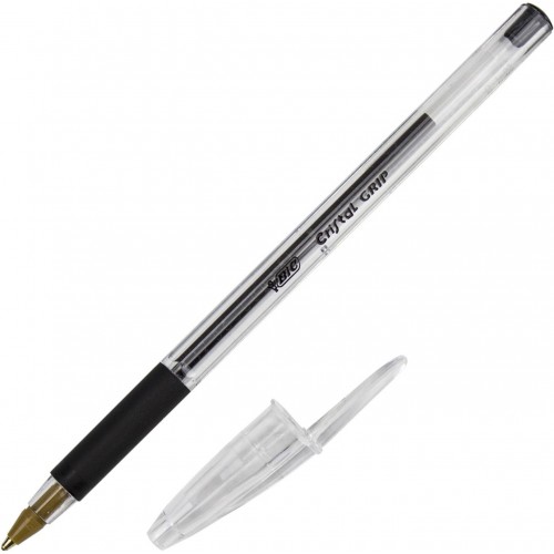 Ручка кулькова Bic Cristal Grip чорна (20) (1000) 802800/054/889984/4054