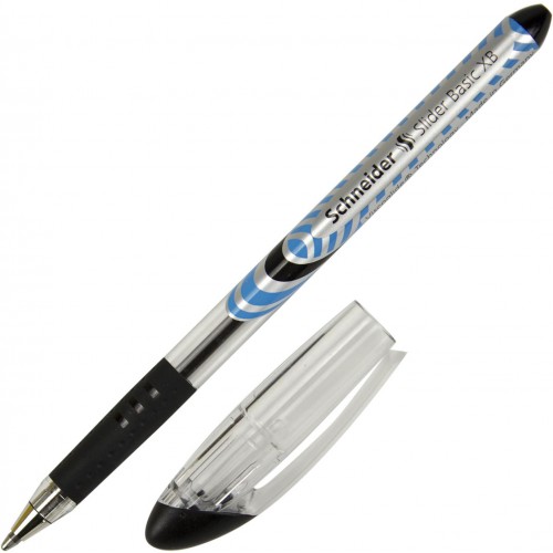 Ручка масляна кулькова Schneider Ballpoint pen Slider Basic XB чорна 151201