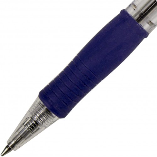 Ручка шариковая автоматическая Pilot Super Grip 0,7мм синяя (12) (144) BPGP-10R-F-L