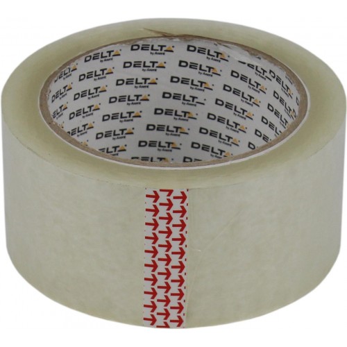 Стрічка клейка пакувальна Delta by Axent 3032-01 48ммх100 ярдівх40мкм прозора