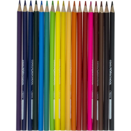 Олівці кольорові 18 кольорів Cool For School Extra soft трикутні (8) CF15144  