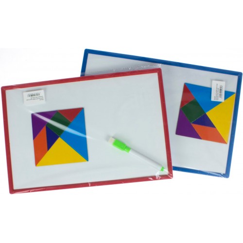 Доска магнитная (207х308) + магнитный танграм (100х100) (28)