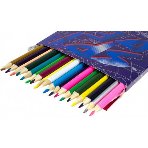 Олівці кольорові 36 кольорів/18 шт 1 Вересня Spider (8) 290624