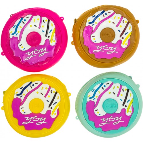 Сумочка дит. 1від.,на блискавці, довга ручка,силікон,в кульку,12х12х3см №BB8222(60)