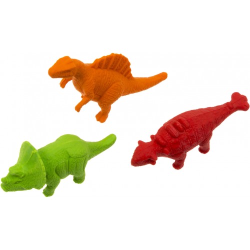 Набір гумок Yes Dinosaurs 3 шт (25) 560550