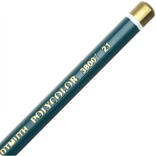 Олівець кольоровий Koh-i-noor Polycolor художній green / блакитно-зелений (12) 3800 / 21