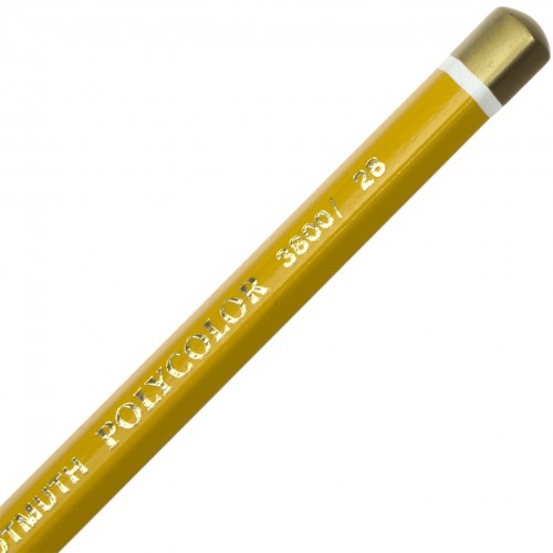 Олівець кольоровий Koh-i-noor Polycolor художній gold ochre/охра золота (12) 3800/28