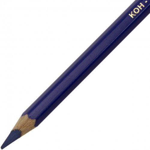 Олівець кольоровий Koh-i-noor Polycolor художній permanent blue / стійкий синій (12) 3800 / 55
