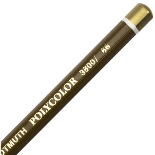 Олівець кольоровий Koh-i-noor Polycolor художній raw umber / умбра (12) 3800 / 66