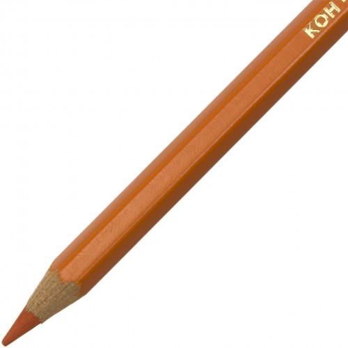Олівець кольоровий Koh-i-noor Polycolor художній reddisn orange/червоно-помаранчевий (12) 3800/5