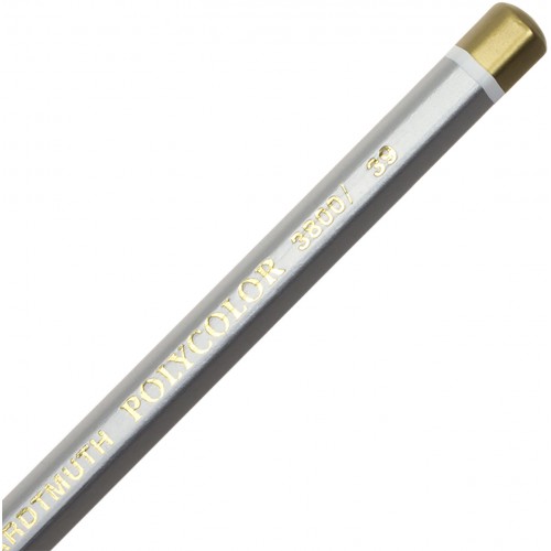 Олівець кольоровий Koh-i-noor Polycolor художній stadard silver / стандартний срібний (12) 3800 / 39