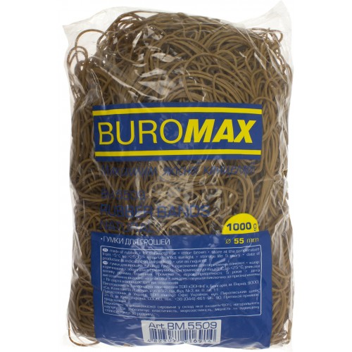 Резинка для грошей Buromax Natural 1000 гр 5509