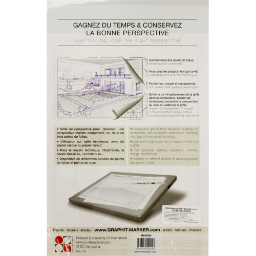 Сітка перспектива Е Graph'it для замальовок, 26*30,5 см GI42424