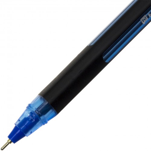 Ручка масляна кулькова Hiper Accord Black 0,7 мм тригранна синя (50) HO-550 B