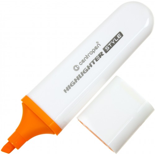 Текстмаркер Centropen клиновидний Highlighter Style 1-4,6 мм помаранчевий (10) 6252 / 52 /