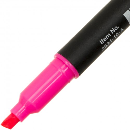 Текстмаркер Axent клиновидний Highlighter Dual 2-4 мм рожевий (12) (144) 2534-10-A