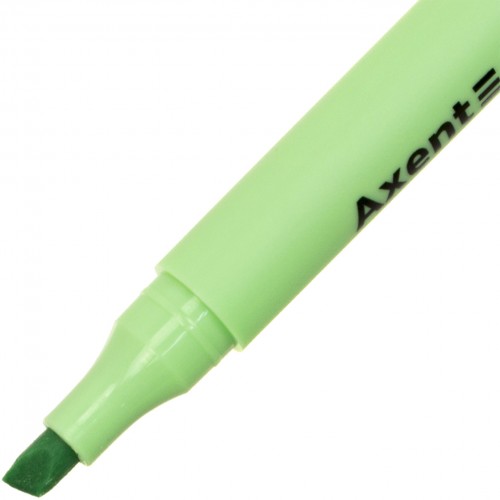 Текстмаркер Axent клиновидный Highlighter Pastel 2-4 мм мятный (12) (144) 2533-18-A