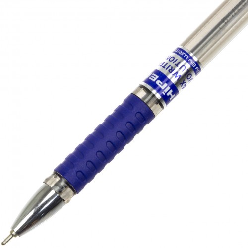 Ручка масляна кулькова Hiper Max Writer Evolution 2500 м 0,7 мм синя (10) (250) HO-335-ES