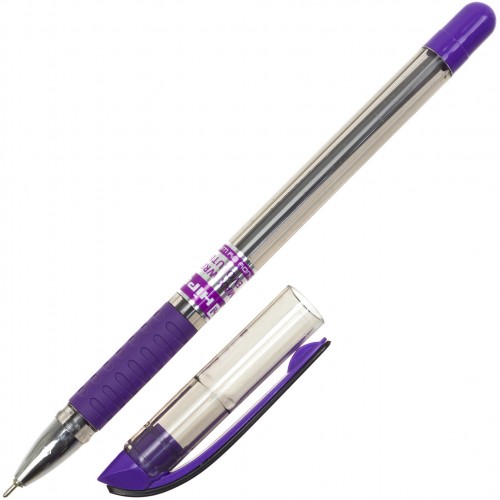 Ручка масляна кулькова Hiper Max Writer Evolution 2500 м 0,7 мм фіолетова (10) (250) HO-335-ES