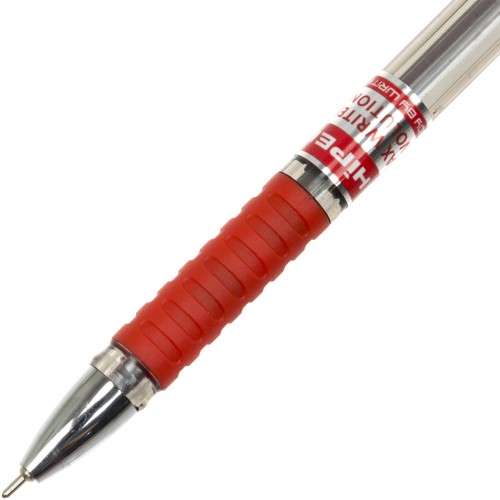 Ручка масляна кулькова Hiper Max Writer Evolution 2500 м 0,7 мм червона (10) (250) HO-335-ES