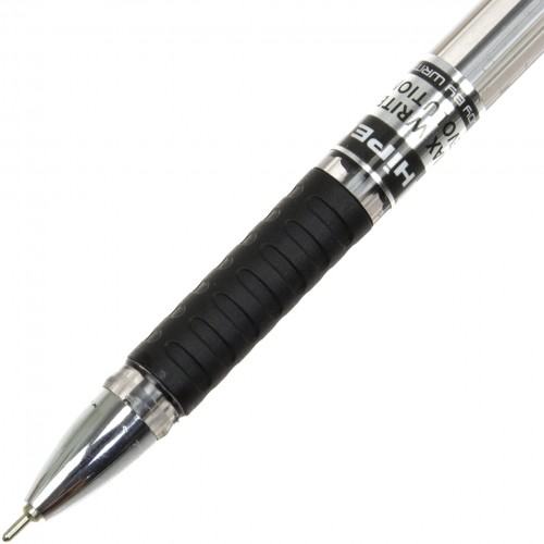 Ручка масляна кулькова Hiper Max Writer Evolution 2500 м 0,7 мм чорна (10) (250) HO-335-ES