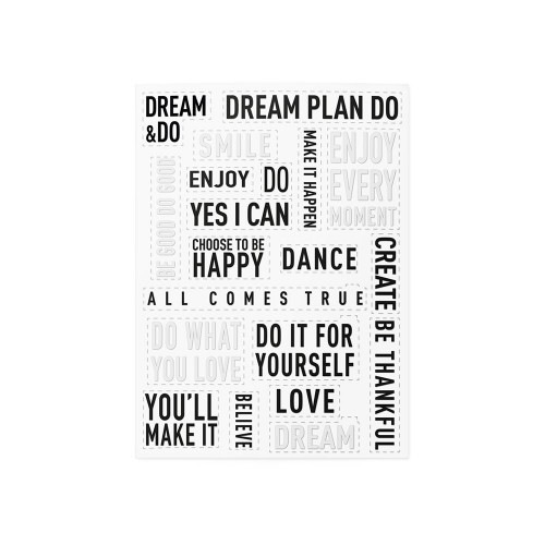Временные тату MixEnglish Dream&Do