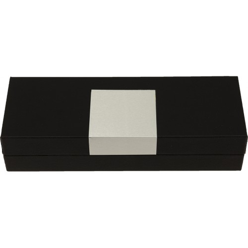 Ручка кулькова Cabinet/Optima Canoe 0,7 мм шампань корпус синій з сріблом O15964-02
